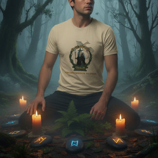 Elderwood Council Archwarden Eldric Fantasy Wizard T-Shirt