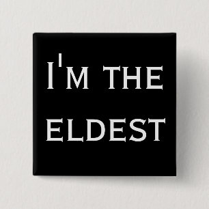 Eldest 15 Cm Square Badge