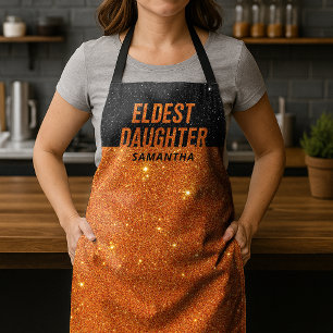 Eldest Daughter Trendy Life Of A Daughter Funny Apron