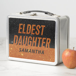 Eldest Daughter Trendy Life Of A Daughter Funny Metal Lunch Box