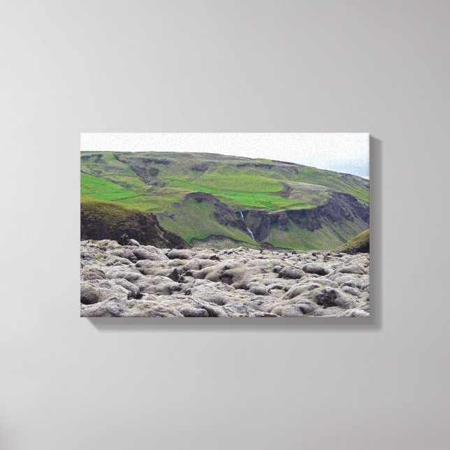 Eldhraun Lava Field - Southern Iceland Canvas Print (Front)