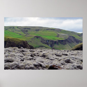 Eldhraun Lava Field - Southern Iceland Poster