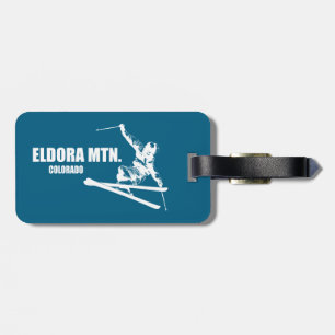 Eldora Mountain Colorado Skier Luggage Tag