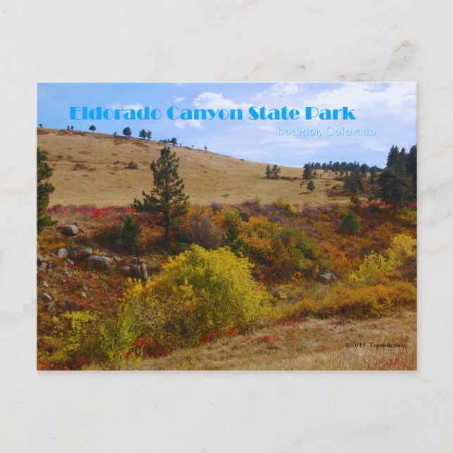 Eldorado Canyon State Park Colorado Postcard (Front)