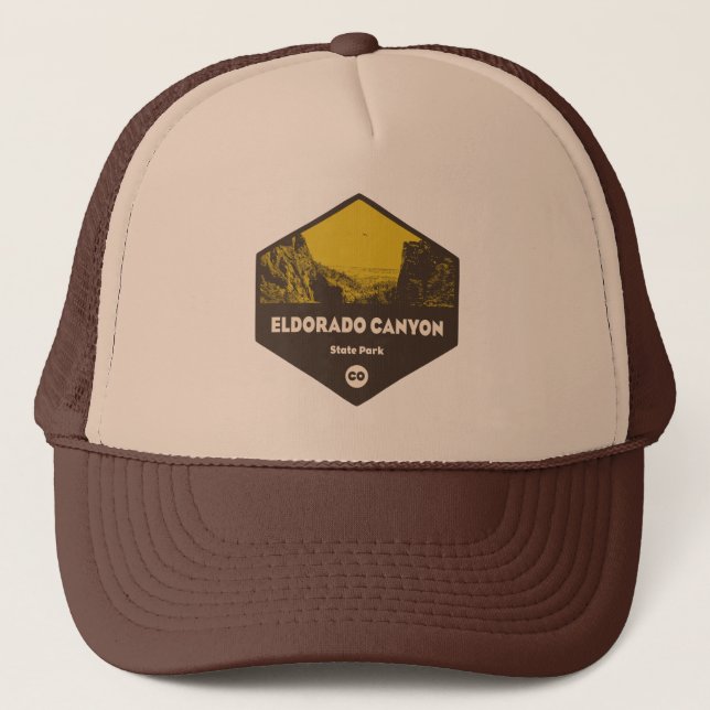 Eldorado Canyon State Park Colorado Trucker Hat (Front)