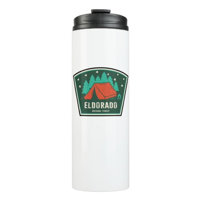 Eldorado National Forest Camping Thermal Tumbler (Front)