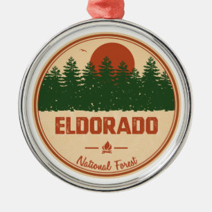 Eldorado National Forest Metal Tree Decoration