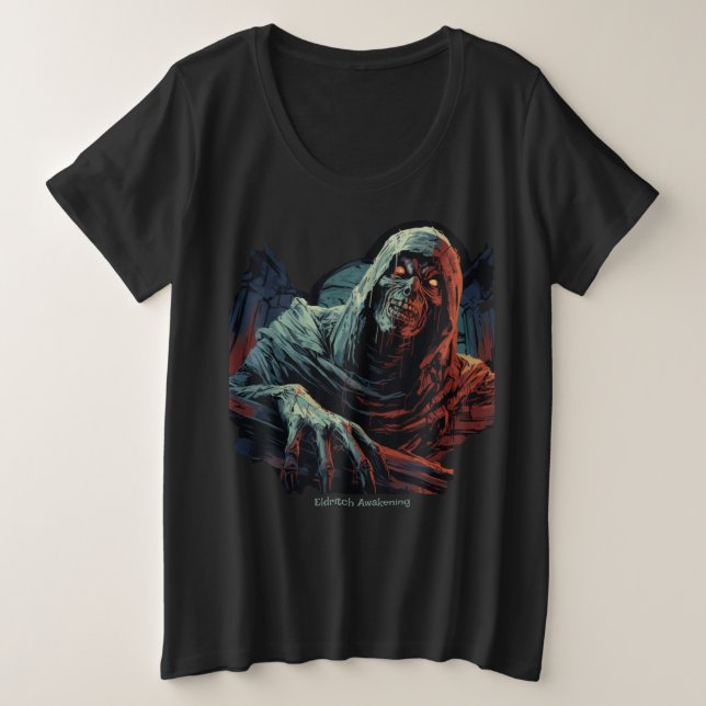 Eldritch Awakening Plus Size T-Shirt (Design Front)