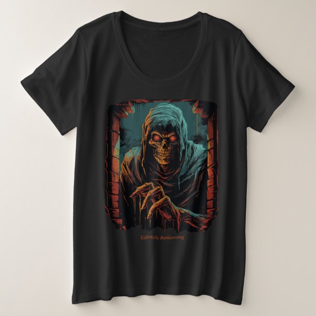 Eldritch Awakening Plus Size T-Shirt (Design Front)