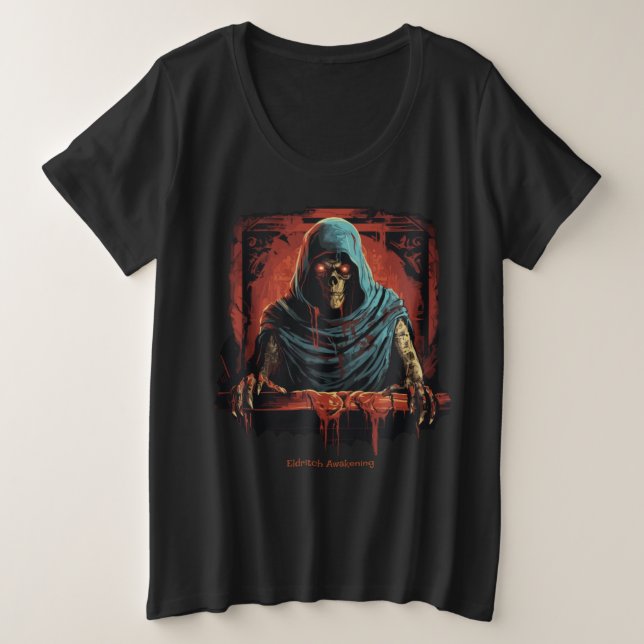 Eldritch Awakening Plus Size T-Shirt (Design Front)