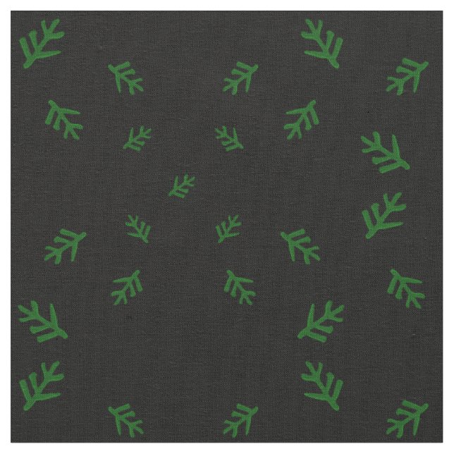 Eldritch Collection: Elder Sign All-over (Green) Fabric (Close Up)