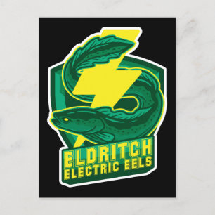 Eldritch Electric Eels Postcard