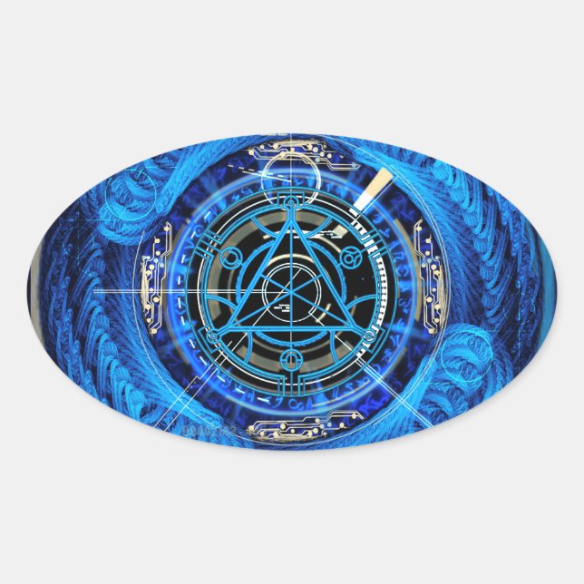 Eldritch Esoteric Oval Sticker (Front)