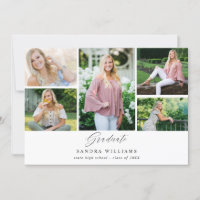 Ele Chic 5 Multi Photo Graduate Announcement