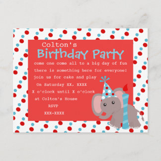 Ele-dots Invitation