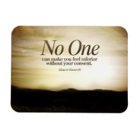 Eleanor Roosevelt Inspirational Quote "No one"