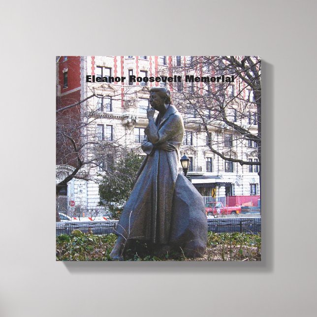 Eleanor Roosevelt Monument Canvas Print (Front)