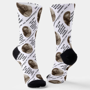 Eleanor Roosevelt No One Can Make You Inferior Socks