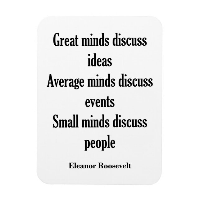 Eleanor Roosevelt Quote | Great Minds Magnet (Vertical)