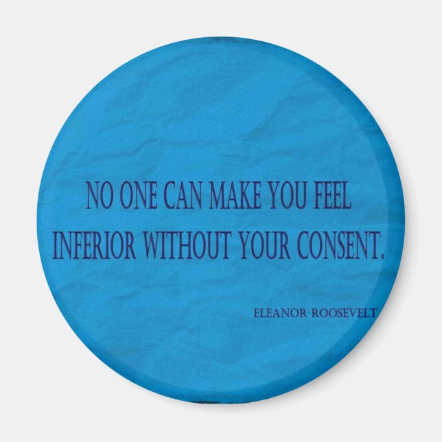 Eleanor Roosevelt Quote Magnet (Front)
