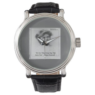 Eleanor Roosevelt & Quote Unisex Watch