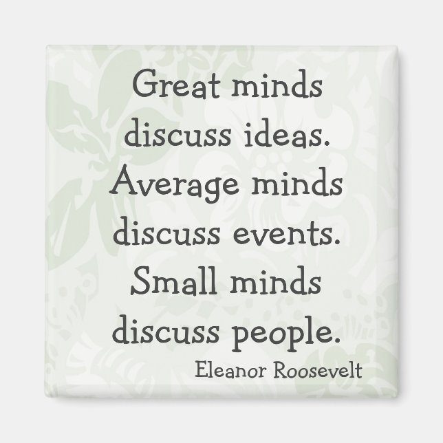 Eleanor Roosevelt Sayings Fridge Magnets (Front)