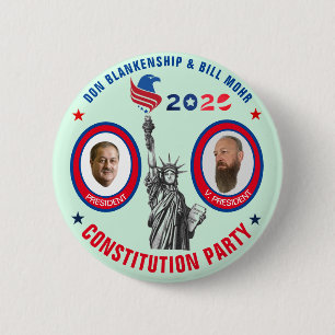 Elect Blankenship & Mohr 2020 6 Cm Round Badge