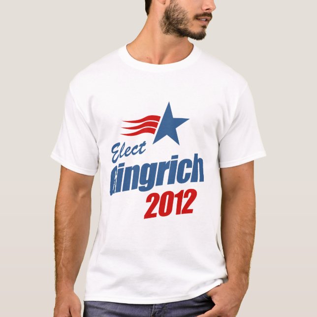 Elect Gingrich 2012 T-Shirt (Front)