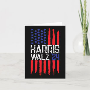 Elect Kamala Harris & Tim Walz 2024 American F Card
