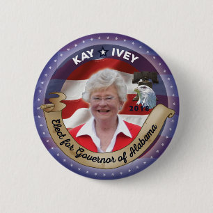 Elect Kay Ivey for Governor of Alabama - 2018 6 Cm Round Badge