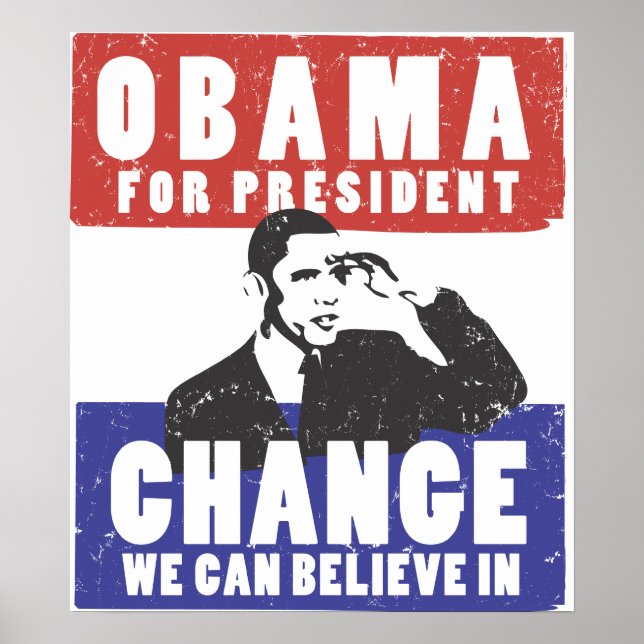 ELECT OBAMA 2008 POSTER (Front)