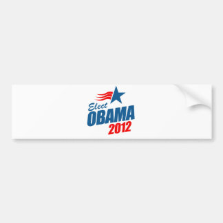 Elect Obama 2012 Bumper Sticker