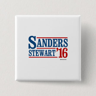 Elect Sanders Stewart 2016 15 Cm Square Badge