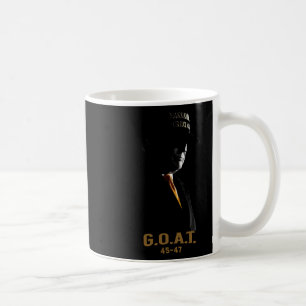 Elect The Goat Donald Trump 2024 45 47 Silhouette Coffee Mug