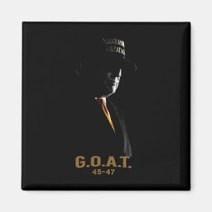 Elect The Goat Donald Trump 2024 45 47 Silhouette  Magnet