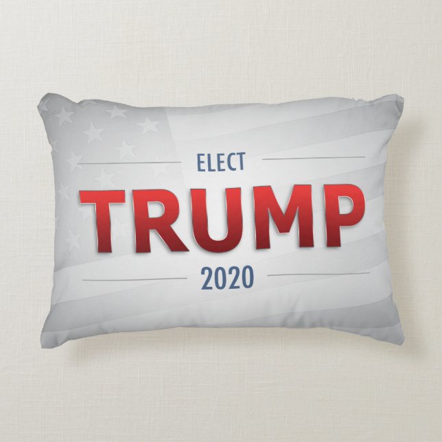Elect Trump 2020 Decorative Cushion (Front)