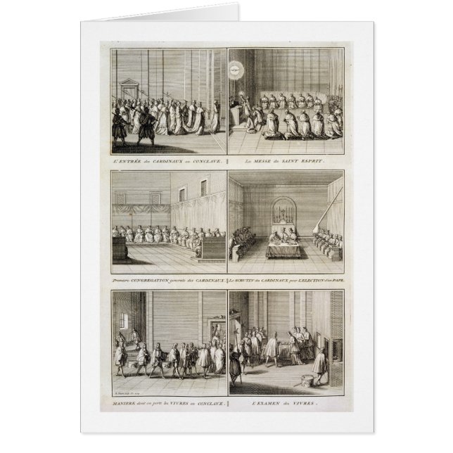 Electing the Pope, from the 'Encyclopaedia' by (Front)