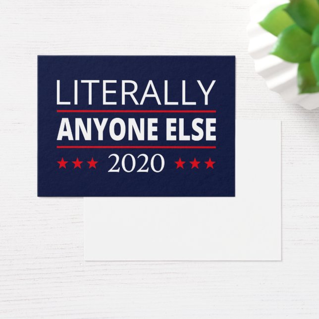 Election 2020, Anti-Trump - Anyone Else III (Desk)