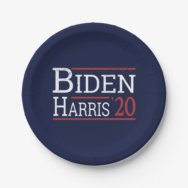 Election 2020 - Biden Harris I Paper Plate (Front)
