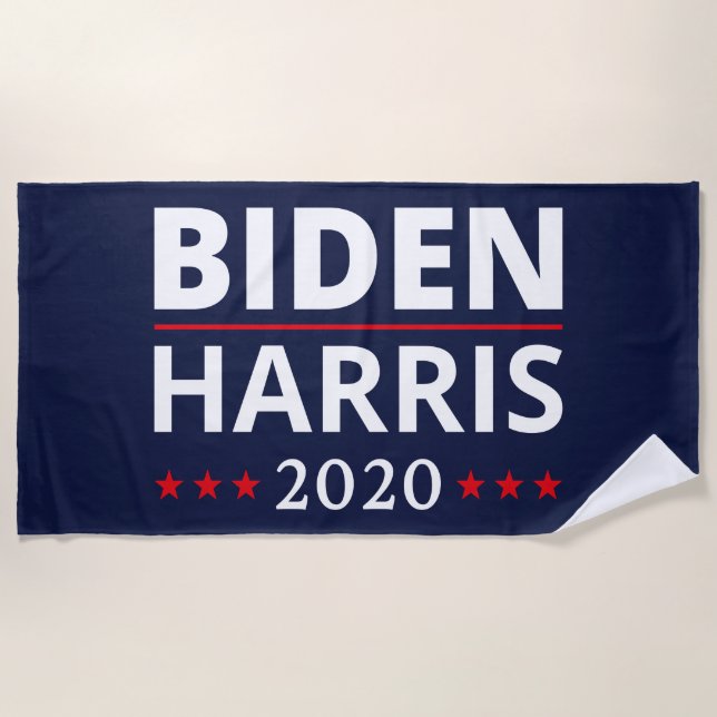 Election 2020 - Biden Harris II Beach Towel (Front)