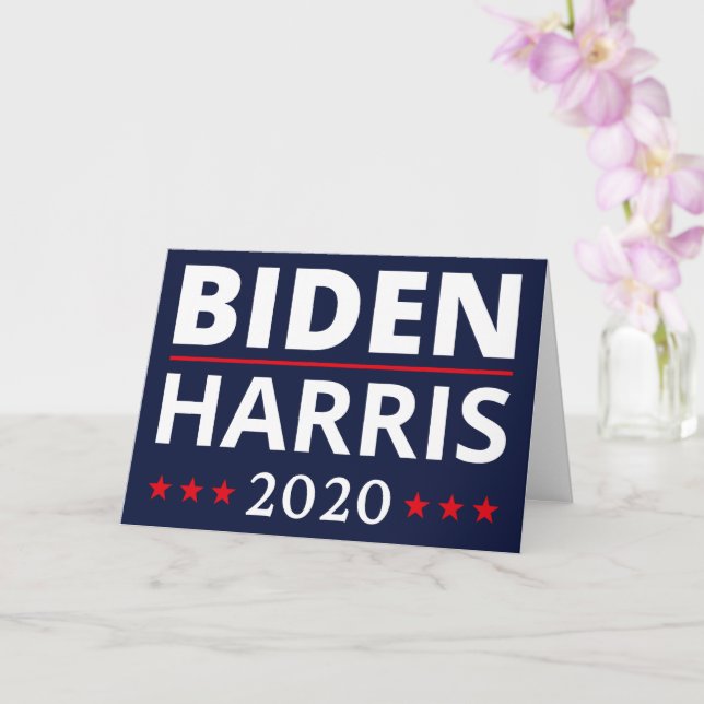 Election 2020 - Biden Harris II Card (Orchid)