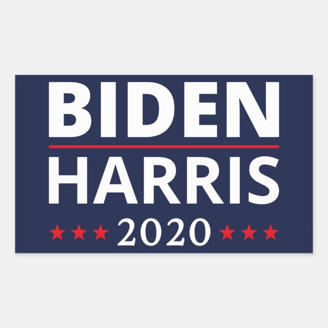 Election 2020 - Biden Harris II Rectangular Sticker (Front)