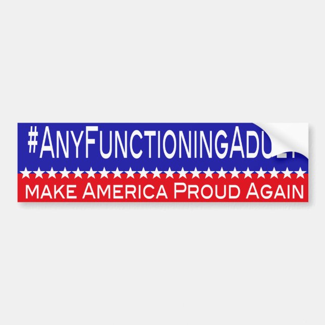 Election 2020 bumper sticker (Front)