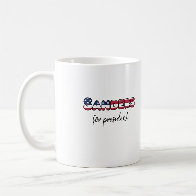 Election 2020 Sanders for President Coffee Mug (Left)