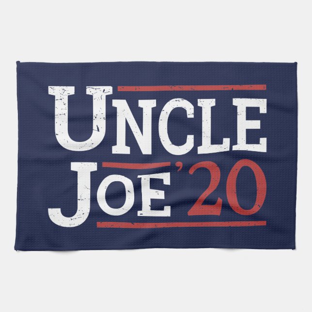Election 2020 - Uncle Joe Tea Towel (Horizontal)