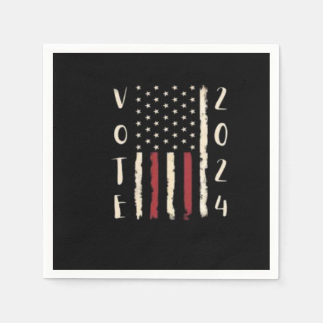 Election 2024 - Exercise Your Right to Vote Napkin (Front)