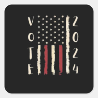 Election 2024 - Exercise Your Right to Vote Square Sticker