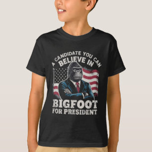 Election 2024 Funny Vote Sasquatch USA T-Shirt