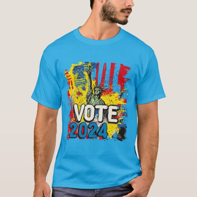 Election 2024 Torch T-Shirt (Front)
