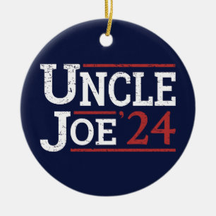 Election 2024 - Uncle Joe I Ceramic Tree Decoration